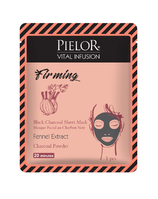 masca de fata pielor vital infusion black charcoal firming